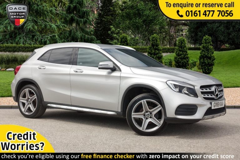 Used 2018 SILVER MERCEDES-BENZ GLA-CLASS Estate 2.1 GLA 200 D AMG LINE 5d AUTO 134 BHP DIESEL (reg. 2018-06-15) (Automatic) for sale in Stockport