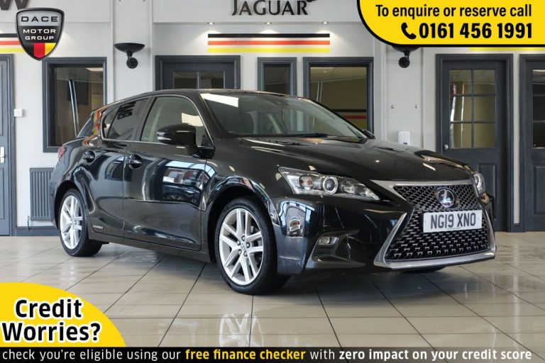 Used 2019 BLACK LEXUS CT Hatchback 1.8 200H 5d AUTO 135 BHP HYBRID ELECTRIC (reg. 2019-05-23) (Automatic) for sale in Stockport