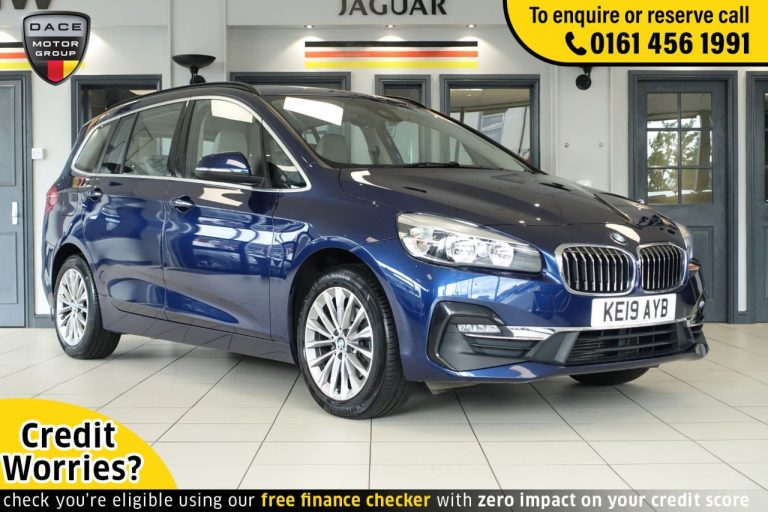 Used 2019 BLUE BMW 2 SERIES Estate 1.5 218I LUXURY GRAN TOURER 5d AUTO 139 BHP PETROL (reg. 2019-06-10) (Automatic) for sale in Stockport