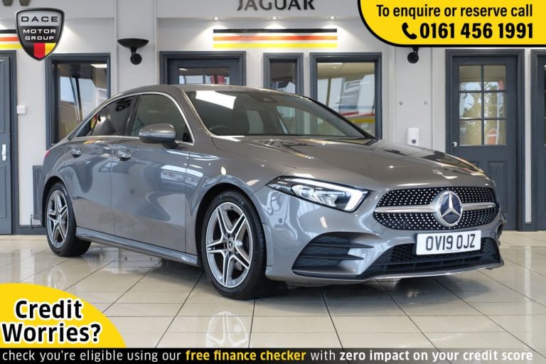 Used 2019 GREY MERCEDES-BENZ A-CLASS Saloon 1.5 A 180 D AMG LINE PREMIUM 4d AUTO 114 BHP DIESEL (reg. 2019-07-31) (Automatic) for sale in Stockport