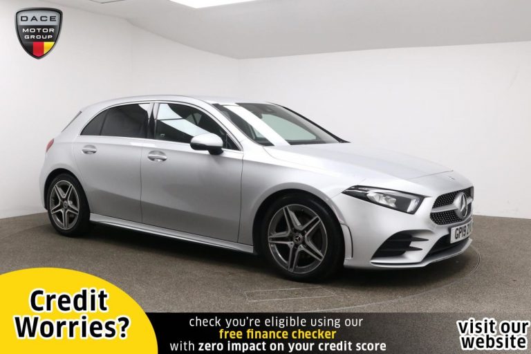 Used 2019 SILVER MERCEDES-BENZ A-CLASS Hatchback 2.0 A 200 D AMG LINE 5d AUTO 148 BHP DIESEL (reg. 2019-07-30) (Automatic) for sale in Stockport