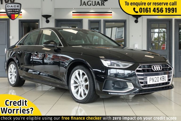 Used 2020 BLACK AUDI A4 Saloon 2.0 TDI SPORT MHEV 4d AUTO 161 BHP DIESEL (reg. 2020-07-14) (Automatic) for sale in Stockport