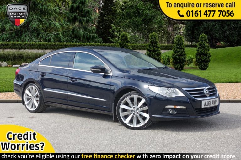 Used 2012 BLUE VOLKSWAGEN PASSAT Coupe 2.0 CC GT TDI BLUEMOTION TECHNOLOGY DSG 4d 168 BHP DIESEL (reg. 2012-01-03) (Automatic) for sale in Stockport