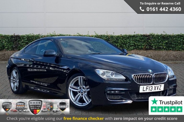 Used 2013 BLACK BMW 6 SERIES Coupe 3.0 640D M SPORT 2d AUTO 309 BHP DIESEL (reg. 2013-03-30) (Automatic) for sale in Stockport