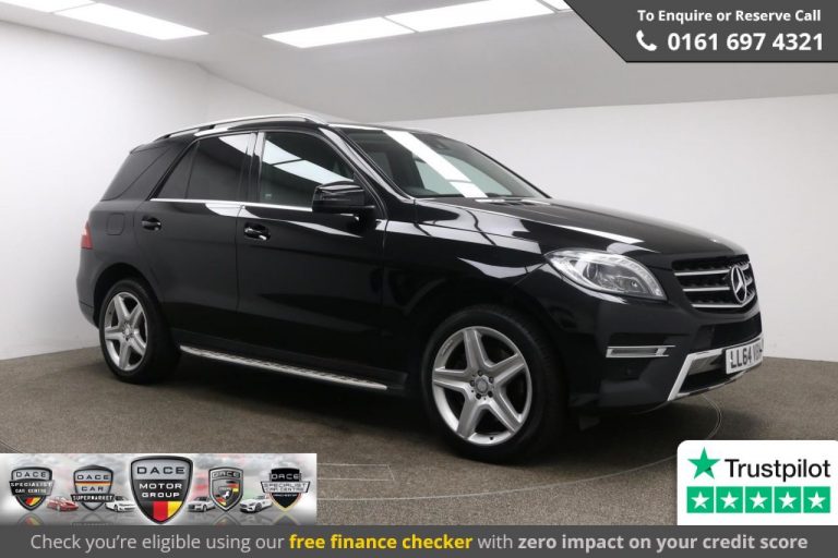 Used 2014 BLACK MERCEDES-BENZ M-CLASS SUV 2.1 ML250 BLUETEC AMG LINE 5d AUTO 204 BHP DIESEL (reg. 2014-11-30) (Automatic) for sale in Stockport