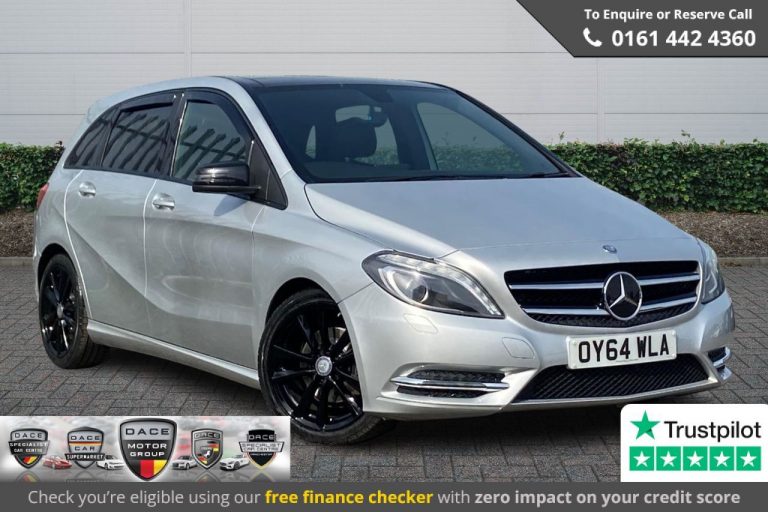 Used 2014 SILVER MERCEDES-BENZ B-CLASS MPV 1.5 B180 CDI BLUEEFFICIENCY SPORT 5DR 107 BHP DIESEL (reg. 2014-09-30) (Automatic) for sale in Stockport