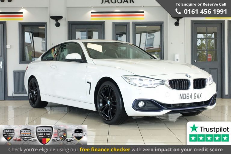 Used 2014 WHITE BMW 4 SERIES Coupe 2.0 420D XDRIVE SPORT 2d 181 BHP DIESEL (reg. 2014-11-20) (Automatic) for sale in Stockport
