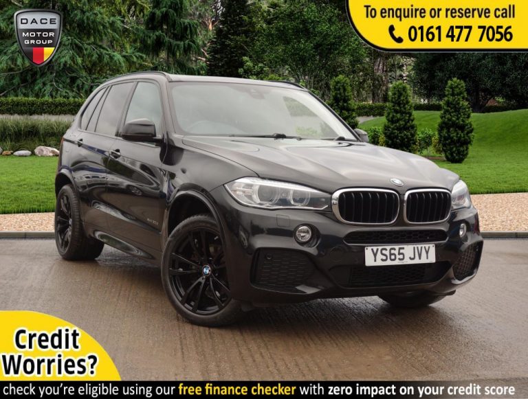 Used 2015 BLACK BMW X5 SUV 3.0 XDRIVE30D M SPORT 5d AUTO 255 BHP DIESEL (reg. 2015-12-02) (Automatic) for sale in Stockport