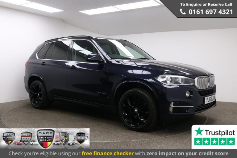 Used 2015 BLUE BMW X5 Estate 3.0 XDRIVE40D SE 5d AUTO 309 BHP DIESEL (reg. 2015-09-10) (Automatic) for sale in Stockport