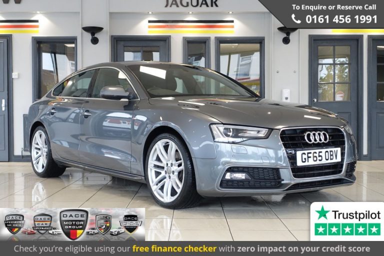 Used 2015 GREY AUDI A5 Hatchback 2.0 TDI S LINE 5d AUTO 148 BHP DIESEL (reg. 2015-10-15) (Automatic) for sale in Stockport