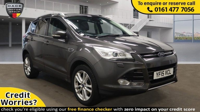 Used 2015 GREY FORD KUGA Hatchback 1.5 TITANIUM X 5d AUTO 180 BHP PETROL (reg. 2015-06-18) (Automatic) for sale in Stockport