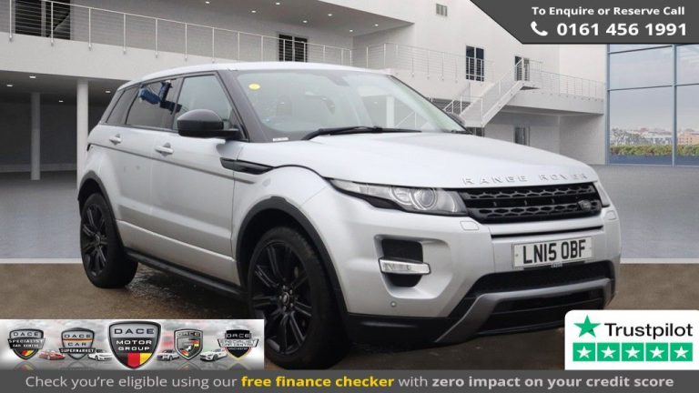 Used 2015 SILVER LAND ROVER RANGE ROVER EVOQUE 4x4 2.2 SD4 DYNAMIC 5d AUTO 190 BHP DIESEL (reg. 2015-03-01) (Automatic) for sale in Stockport