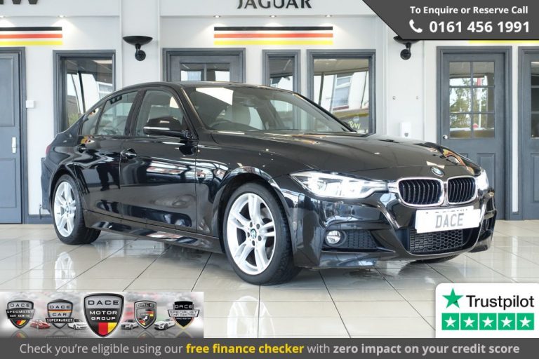 Used 2016 BLACK BMW 3 SERIES Saloon 2.0 320D M SPORT 4d AUTO 188 BHP DIESEL (reg. 2016-08-10) (Automatic) for sale in Stockport