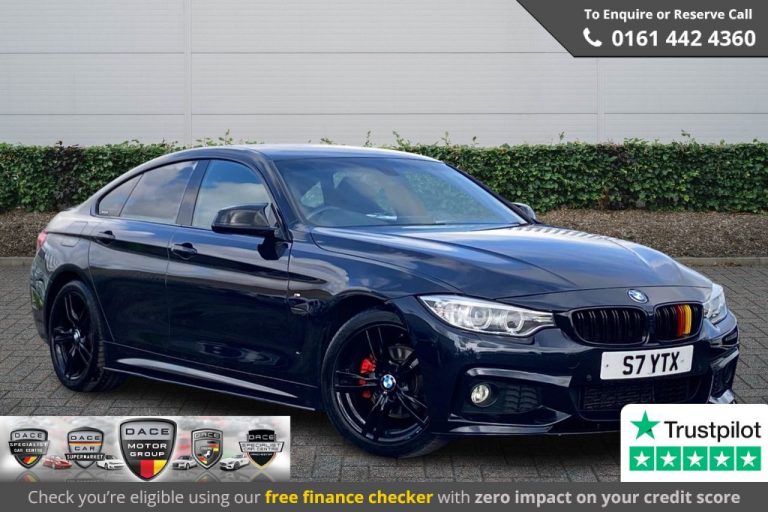 Used 2016 BLACK BMW 4 SERIES GRAN COUPE Coupe 2.0 420D M SPORT GRAN COUPE 4DR AUTO 188 BHP DIESEL (reg. 2016-09-29) (Automatic) for sale in Stockport