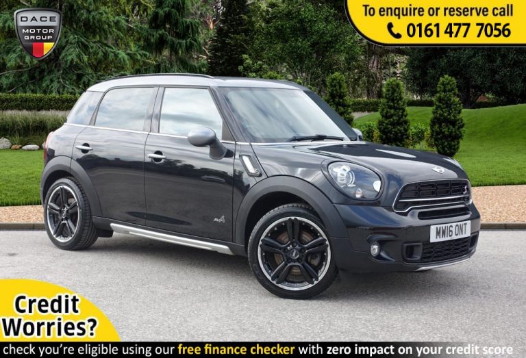 Used 2016 BLACK MINI COUNTRYMAN Hatchback COOPER S ALL4 5 DR CHILI PACK PETROL (reg. 2016-05-26) (Automatic) for sale in Stockport