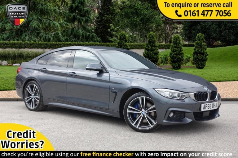 Used 2016 GREY BMW 4 SERIES GRAN COUPE Coupe 2.0 420I XDRIVE M SPORT GRAN COUPE 4d AUTO 181 BHP PETROL (reg. 2016-09-01) (Automatic) for sale in Stockport