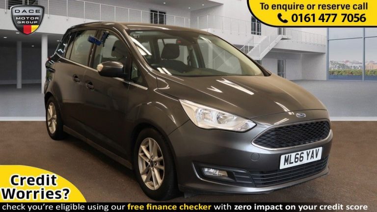 Used 2016 GREY FORD GRAND C-MAX MPV 1.5 ZETEC TDCI 5d AUTO 118 BHP DIESEL (reg. 2016-09-30) (Automatic) for sale in Stockport