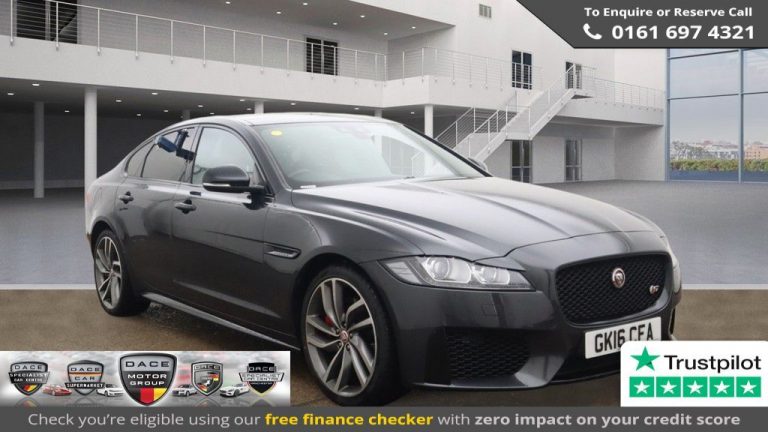 Used 2016 GREY JAGUAR XF Saloon 3.0 V6 S 4d AUTO 296 BHP DIESEL (reg. 2016-03-30) (Automatic) for sale in Stockport