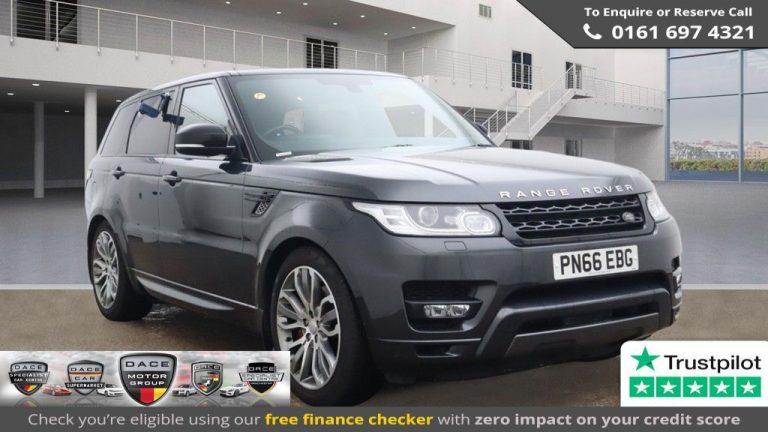 Used 2016 GREY LAND ROVER RANGE ROVER SPORT Estate 3.0 SDV6 HSE DYNAMIC 5d AUTO 306 BHP DIESEL (reg. 2016-09-01) (Automatic) for sale in Stockport