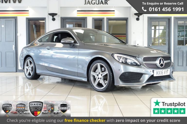 Used 2016 GREY MERCEDES-BENZ C-CLASS Coupe 2.1 C 220 D AMG LINE 2d 168 BHP DIESEL (reg. 2016-03-09) (Automatic) for sale in Stockport