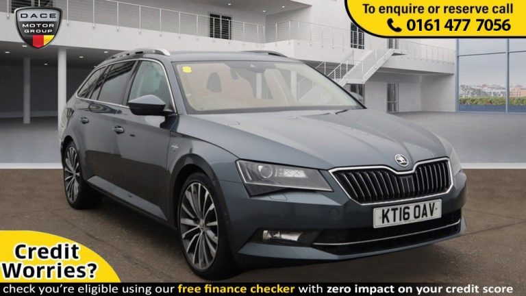 Used 2016 GREY SKODA SUPERB Estate 2.0 LAURIN AND KLEMENT TSI DSG 5d AUTO 276 BHP PETROL (reg. 2016-06-22) (Automatic) for sale in Stockport
