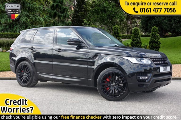 Used 2017 BLACK LAND ROVER RANGE ROVER SPORT SUV 3.0 SDV6 HSE DYNAMIC 5d AUTO 306 BHP DIESEL (reg. 2017-01-10) (Automatic) for sale in Stockport