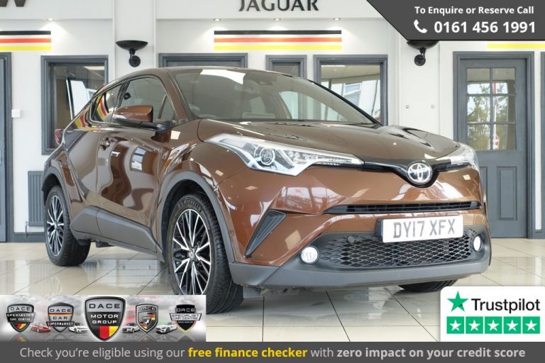 Used 2017 BROWN TOYOTA CHR Hatchback 1.2 EXCEL 5d AUTO 114 BHP PETROL (reg. 2017-08-31) (Automatic) for sale in Stockport