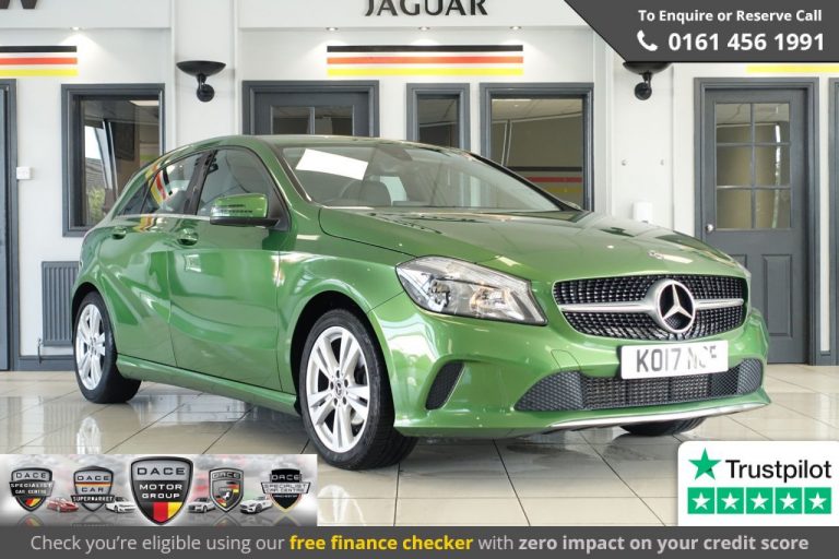 Used 2017 GREEN MERCEDES-BENZ A-CLASS Hatchback 1.5 A 180 D SPORT 5d 107 BHP DIESEL (reg. 2017-05-31) (Automatic) for sale in Stockport