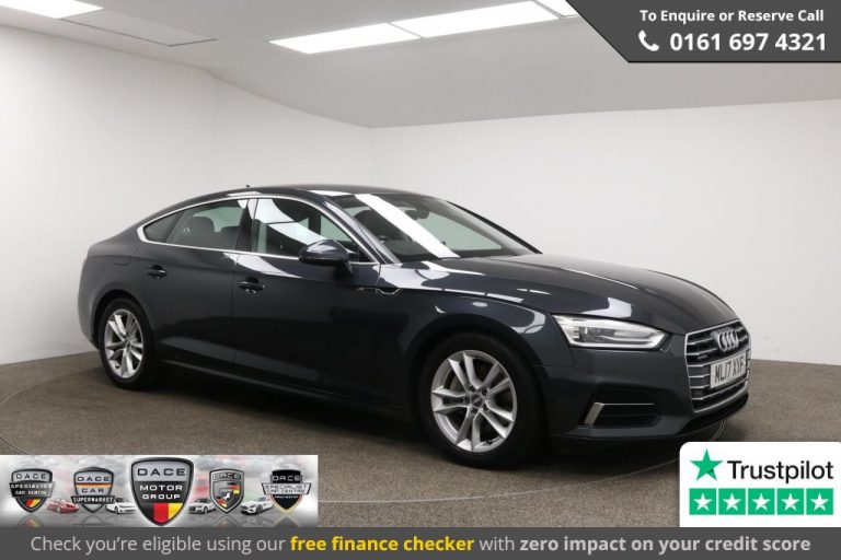 Used 2017 GREY AUDI A5 Hatchback 2.0 SPORTBACK TDI QUATTRO SPORT 5d AUTO 188 BHP DIESEL (reg. 2017-04-03) (Automatic) for sale in Stockport