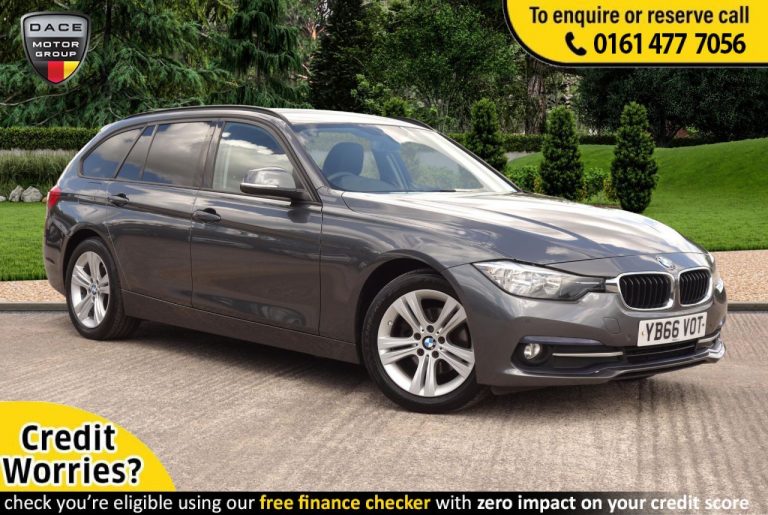 Used 2017 GREY BMW 3 SERIES Estate 2.0 316D SPORT TOURING 5d 114 BHP DIESEL (reg. 2017-02-15) (Automatic) for sale in Stockport