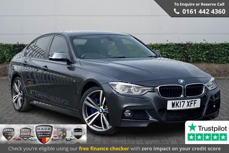 Used 2017 GREY BMW 3 SERIES Saloon 2.0 318D M SPORT 4DR AUTO 148 BHP DIESEL (reg. 2017-03-31) (Automatic) for sale in Stockport