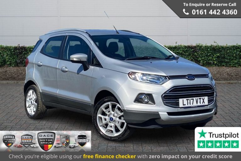 Used 2017 SILVER FORD ECOSPORT Hatchback 1.5 TITANIUM 5DR AUTO 110 BHP PETROL (reg. 2017-03-07) (Automatic) for sale in Stockport