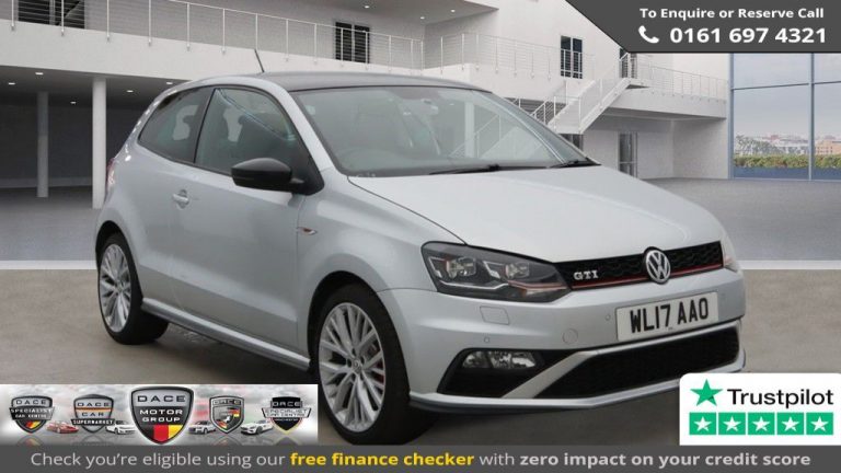 Used 2017 SILVER VOLKSWAGEN POLO Hatchback 1.8 GTI DSG 3d AUTO 189 BHP PETROL (reg. 2017-06-07) (Automatic) for sale in Stockport