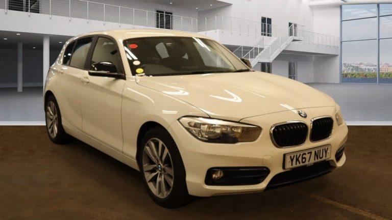 Used 2017 WHITE BMW 1 SERIES Hatchback 1.5 116D SPORT 5d AUTO 114 BHP DIESEL (reg. 2017-09-20) (Automatic) for sale in Stockport