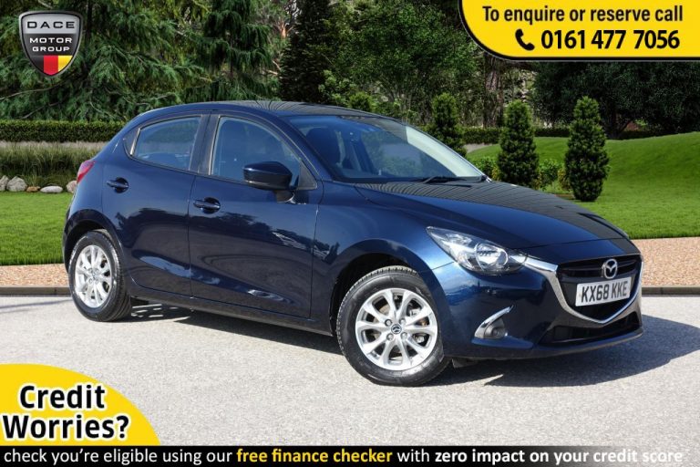 Used 2018 BLUE MAZDA 2 Hatchback 1.5 SE-L NAV PLUS 5d AUTO 89 BHP PETROL (reg. 2018-09-26) (Automatic) for sale in Stockport