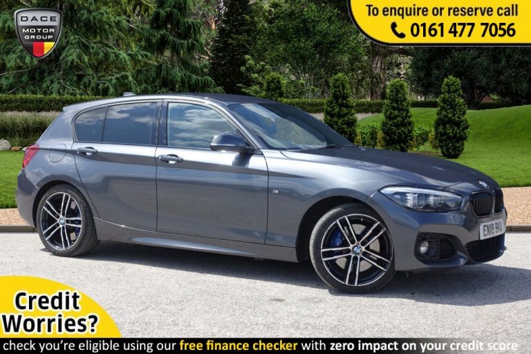 Used 2018 GREY BMW 1 SERIES Hatchback 1.5 118I M SPORT SHADOW EDITION 5d AUTO 134 BHP PETROL (reg. 2018-06-09) (Automatic) for sale in Stockport