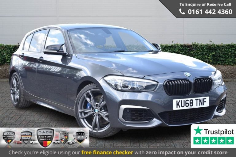 Used 2018 GREY BMW 1 SERIES Hatchback 3.0 M140I SHADOW EDITION 5d AUTO 335 BHP PETROL (reg. 2018-09-04) (Automatic) for sale in Stockport