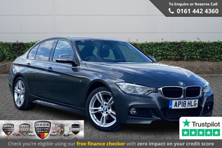 Used 2018 GREY BMW 3 SERIES Saloon 2.0 320D M SPORT 4DR AUTO 188 BHP DIESEL (reg. 2018-06-29) (Automatic) for sale in Stockport