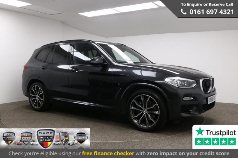 Used 2018 GREY BMW X3 SUV 3.0 XDRIVE30D M SPORT 5d AUTO 261 BHP DIESEL (reg. 2018-12-21) (Automatic) for sale in Stockport