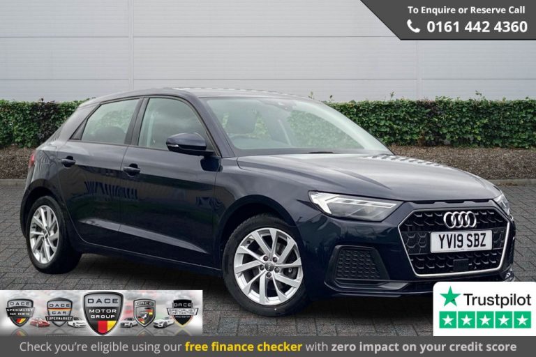 Used 2019 BLUE AUDI A1 Hatchback 1.0 SPORTBACK TFSI SPORT 5DR AUTO 114 BHP PETROL (reg. 2019-06-17) (Automatic) for sale in Stockport