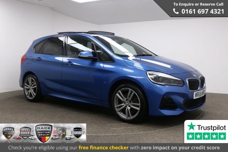 Used 2019 BLUE BMW 2 SERIES Hatchback 1.5 225XE M SPORT PREMIUM ACTIVE TOURER 5d AUTO 134 BHP HYBRID ELECTRIC (reg. 2019-12-02) (Automatic) for sale in Stockport