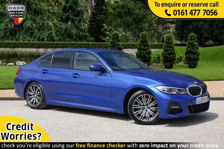 Used 2019 BLUE BMW 3 SERIES Saloon 2.0 330I M SPORT 4d AUTO 255 BHP PETROL (reg. 2019-05-09) (Automatic) for sale in Stockport