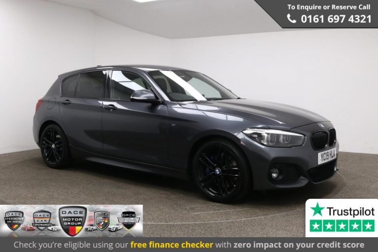 Used 2019 GREY BMW 1 SERIES Hatchback 2.0 120D M SPORT SHADOW EDITION 5d AUTO 188 BHP DIESEL (reg. 2019-03-26) (Automatic) for sale in Stockport