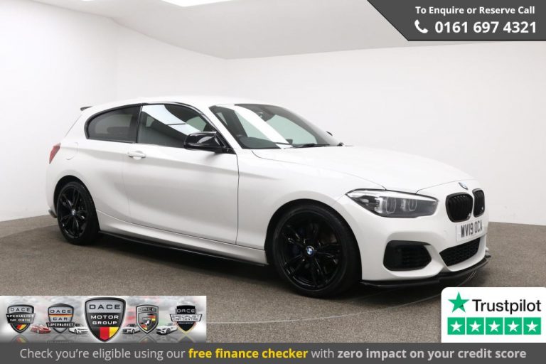 Used 2019 WHITE BMW 1 SERIES Hatchback 3.0 M140I SHADOW EDITION 3d 335 BHP PETROL (reg. 2019-03-31) (Automatic) for sale in Stockport