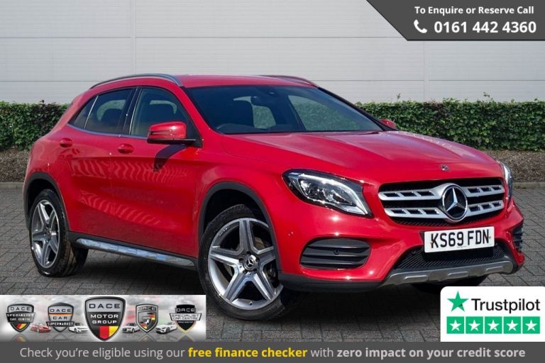 Used 2020 RED MERCEDES-BENZ GLA-CLASS Estate 1.6 GLA 180 AMG LINE EDITION 5DR AUTO 121 BHP PETROL (reg. 2020-01-29) (Automatic) for sale in Stockport