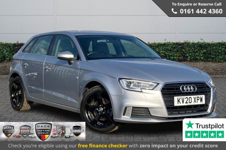 Used 2020 SILVER AUDI A3 Hatchback 1.5 SPORTBACK TFSI SPORT 5DR AUTO 148 BHP PETROL (reg. 2020-03-04) (Automatic) for sale in Stockport