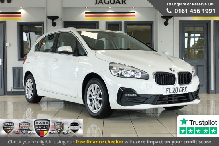 Used 2020 WHITE BMW 2 SERIES Hatchback 1.5 216D SE ACTIVE TOURER 5d AUTO 115 BHP DIESEL (reg. 2020-03-19) (Automatic) for sale in Stockport