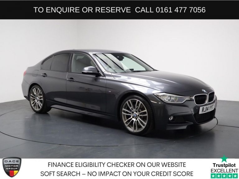 Used 2014 GREY BMW 3 SERIES Saloon 3.0 330d M Sport Saloon 4dr Diesel Auto Euro 5 (s/s) (258 ps) DIESEL (reg. 2014-06-26) (Automatic) for sale in Stockport