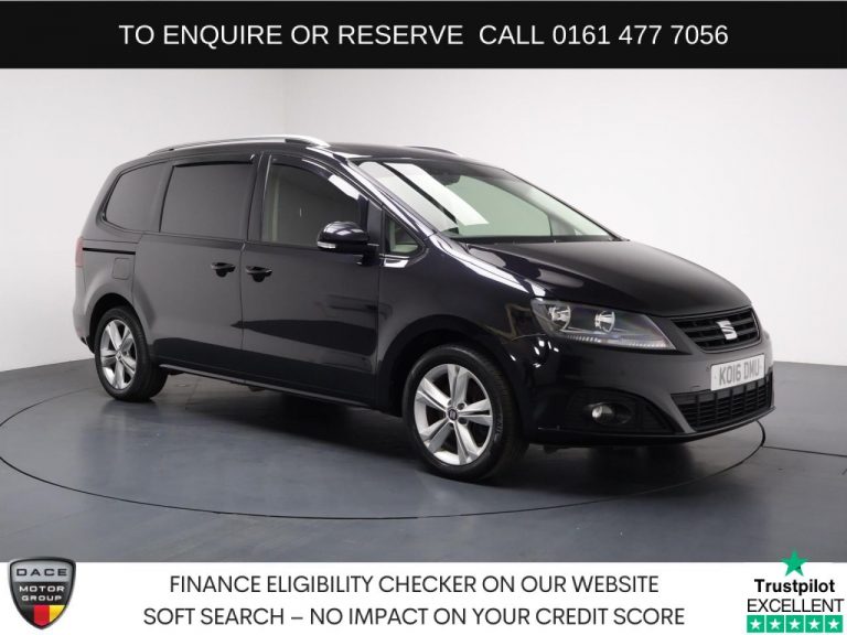 Used 2016 BLACK SEAT ALHAMBRA MPV 2.0 TDI SE MPV 5dr Diesel DSG Euro 6 (s/s) (150 ps) DIESEL (reg. 2016-06-24) (Automatic) for sale in Stockport