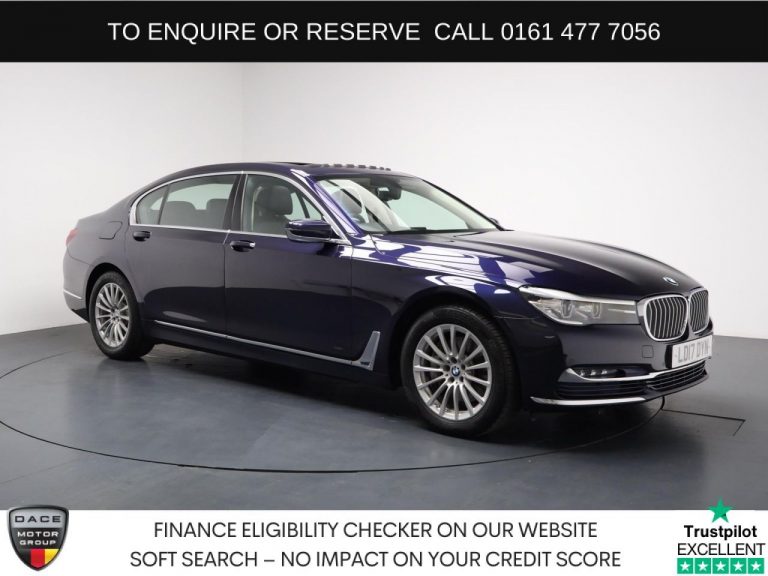 Used 2017 BLUE BMW 7 SERIES Saloon 3.0 740Li Saloon 4dr Petrol Auto Euro 6 (s/s) (326 ps) PETROL (reg. 2017-05-26) (Automatic) for sale in Stockport